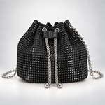 Celestine Crystal Drawstring Bag