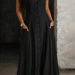 Eliza | Long Denim Dress