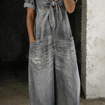 Maya | V Neck Short Sleeve Jumpsuit