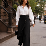 Audrey | Denim Wrap Trousers