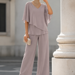 Martha | Two-Piece Wide-Leg Pant Set