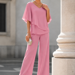 Martha | Two-Piece Wide-Leg Pant Set