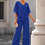 Martha | Two-Piece Wide-Leg Pant Set