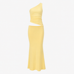 Chloe Bennett | One Shoulder Cut-Out Maxi Dress For Women
