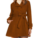 Zeagoo Double-Breasted Thick Wool Coat Jacket