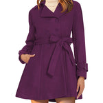 Zeagoo Double-Breasted Thick Wool Coat Jacket