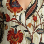 Corisande | V Neck Long Sleeve Floral Midi Dress