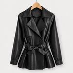 Cresswell Belted Faux Leather Jacket
