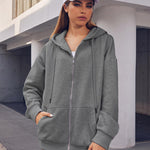 Zeagoo Women's Oversized Zip Up Hoodies