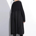 Elegant Cinched o neck Cotton clothes For Women Tutorials Purple  Dresses