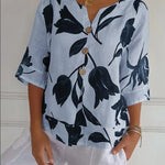 Eliana | Casual Floral Print Shirt
