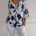 Eliana | Casual Floral Print Shirt