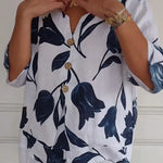 Eliana | Casual Floral Print Shirt