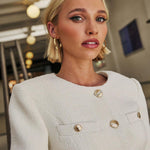 Endless Love Rhinestone Studded Hoops