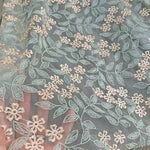 French Green Casual Embroideried Straight Fall Skirts