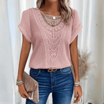 Clara | Crochet-Detail Boho Top