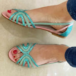 Leonora | Summer Light Gold Sandals