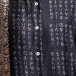 Comfy Italian Black Print Long Silk Dress Cardigan - Limited Stock
