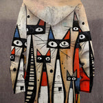 Reuben | Artistic Print Hooded Jacket