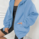 Zeagoo Women's Oversized Zip Up Hoodies