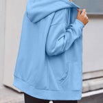 Zeagoo Women's Oversized Zip Up Hoodies