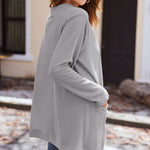 Zeagoo Womens Fall Lightweight Waffle Knit Cardigan