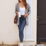 Zeagoo Womens Fall Lightweight Waffle Knit Cardigan