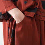 Loose blended Chiffon set stand collar long section shirt and summer thin two-piece