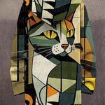 Preston | Artistic Print Hooded Jacket