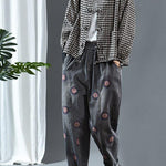 Luxury Black O-Neck Plaid Fall Long Sleeve Trench