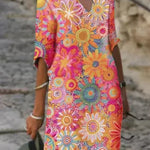Anouk | Vibrant Floral Maxi Dress-