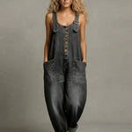 Lejla - Stylish Denim Jumpsuit With Pockets