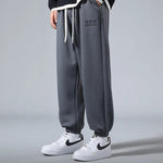 Men's Cotton Blend Sweatpants | Bold Comfort Design with Modern Cinched Cuffs