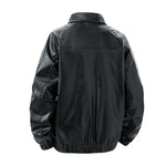 Men's PU Leather Casual Jacket | Stylish Retro Windproof Design