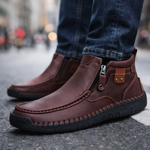 Men's Leather Ankle Boots | Cushioned Everyday Fit