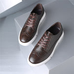Men's Leather Low-Top Sneakers | Refined Everyday Fit