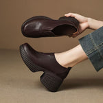 Celestine Leather Platform Shoes