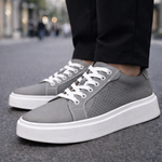 Men's Leather Lace-Up Sneakers | Refined Everyday Fit