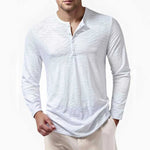 Men's Soft Fabric Long Sleeve T-Shirt | Casual Autumn Comfort Fit