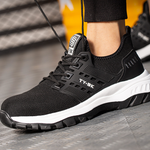 Lachlan Taylor | Mesh Lace-Up Safety Sneakers For Men