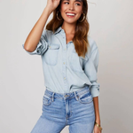 Darcy Ellison | Long Sleeve Denim Shirt For Women