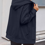 Zeagoo Women's Oversized Zip Up Hoodies