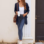 Zeagoo Womens Fall Lightweight Waffle Knit Cardigan