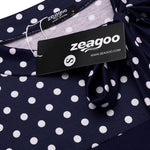 Zeagoo Women's Casual Tie Neck Tunic Blouse Tops