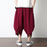Loose Linen Low-crotch Bloomers