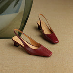 Ersa™ | Genuine Leather Slingbacks