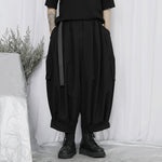 Japanese Large Pocket Casual Wide-leg Pants Hakama