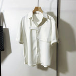 Summer Thin Loose Ice Silk Shirt