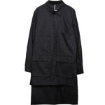 Mid-length Workwear Printed Shirt