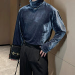 Turtleneck Velvet Bottoming Long-sleeved T-shirt